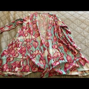 LulaRoe flamingo cardigan